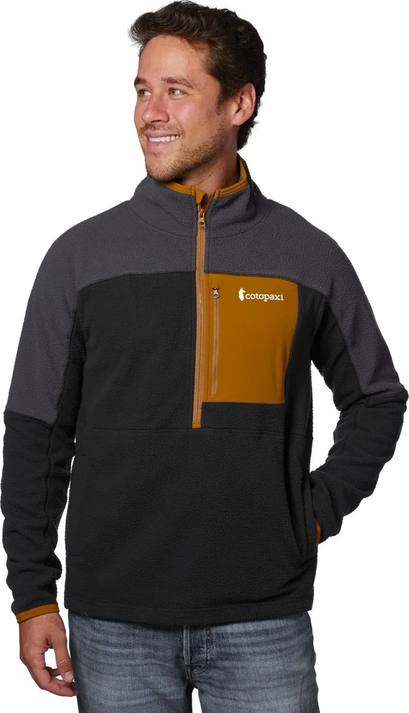 Cotopaxi Mens Abrazo Half-Zip Fleece Jacket - Graphite-Black-3